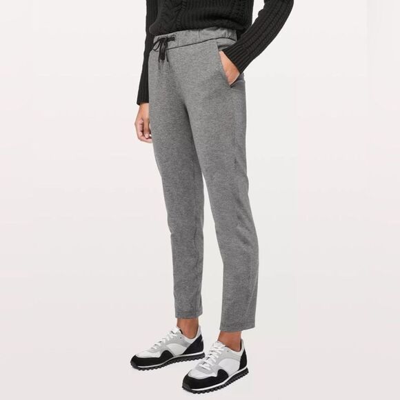 LULULEMON 6 On The Fly Pull On 28" Luxtreme Pants Dark Gray Athleisure Comfort - Picture 3 of 16